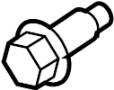 Image of Hinge. Bolt. (Upper, Lower). Bolt used to secure the. image for your 2023 Ford F-150 5.0L V8 FLEX A/T RWD XLT Crew Cab Pickup Fleetside 