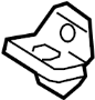 View Door Lock Striker Plate Full-Sized Product Image