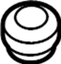 View Grommet. Lock. Knob. Bezel. Door.  Full-Sized Product Image