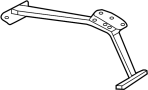 Image of Frame Side Member Crossmember (Front) image for your 2021 Ford F-150 3.5L PowerBoost V6 FULL HYBRID EV-GAS (FHEV) A/T 4WD XL Standard Cab Pickup Fleetside 