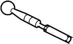 Image of Steering Tie Rod End image for your 2020 Ford F-150 3.3L Duratec V6 FLEX A/T 4WD XL Standard Cab Pickup Fleetside 