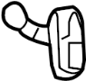 Image of Door Check image for your 1997 Ford F-150 4.6L Triton (Romeo) V8 A/T RWD Base Standard Cab Pickup Stepside 