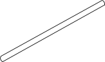 Image of Door Molding (Rear, Lower) image for your 2024 Ford Transit-350 3.5L EcoBoost V6 A/T RWD PTV Extended Cargo Van 