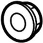 Image of Nut. Arm. (Front, Rear, Upper, Lower). Lateral Arm Nut. image