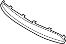 Image of Grille Molding (Front, Lower) image for your 2017 Ford F-150  Lariat Extended Cab Pickup Fleetside 