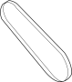 View Accessory Drive Belt Full-Sized Product Image