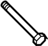 View A/C Compressor Bolt Full-Sized Product Image