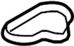 Image of Engine Intake Manifold Gasket (Lower) image for your 2022 Ford F-150 2.7L EcoBoost V6 A/T RWD XLT Extended Cab Pickup Fleetside 