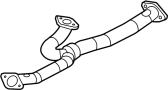 Image of Pipe. Exhaust. Crossover. (Front). Exhaust Crossover Pipe. image for your 2020 Ford F-150  XL Crew Cab Pickup Fleetside 