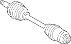 Image of CV Axle Assembly (Front) image for your Ford Maverick  