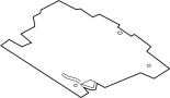 Image of Trunk Mat image for your 2021 Ford F-150 3.5L PowerBoost V6 FULL HYBRID EV-GAS (FHEV) A/T RWD XL Extended Cab Pickup Fleetside 