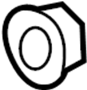 Image of Nut. Lamp. Tail. Back Up Light Assembly. image for your 2019 Ford F-150  SSV Extended Cab Pickup Fleetside 