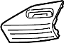 Image of Bumper Cover Spacer Panel image for your 2012 Ford Transit Connect   