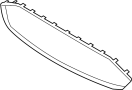 Image of Grille Molding (Front, Lower) image for your 2017 Ford F-150  Raptor Crew Cab Pickup Fleetside 
