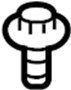 Image of Screw. Bolt. A Screw used to secure. image for your 2001 Ford F-150 5.4L Triton V8 BI-FUEL A/T 4WD XLT Extended Cab Pickup Fleetside 