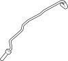 Image of Automatic Transmission Oil Cooler Hose Assembly image for your 2019 Ford Fiesta  ST Hatchback 