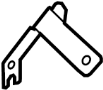View Automatic Transmission Oil Cooler Control Valve Bracket Full-Sized Product Image 1 of 3