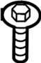View Screw. HEADLIGHT. Mounting. Bolt. Bumper bracket.  Full-Sized Product Image