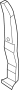 Image of Fender Insulator (Rear, Lower) image for your 2019 Ford F-150  Raptor Extended Cab Pickup Fleetside 