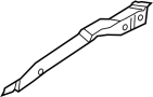 Image of Fender Rail (Upper) image for your 2023 Ford F-150 3.5L PowerBoost V6 FULL HYBRID EV-GAS (FHEV) A/T 4WD King Ranch Crew Cab Pickup Fleetside 