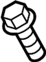 Image of Bolt. Oil. Turbocharger. Turbocharger Coolant. image for your 1997 Ford E-150 Econoline   