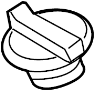 Image of Engine Oil Filler Cap image for your 2023 Ford F-150 3.5L PowerBoost V6 FULL HYBRID EV-GAS (FHEV) A/T 4WD Lariat Extended Cab Pickup Fleetside 