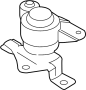 Image of Engine Mount (Front) image for your 2009 Ford F-150 5.4L Triton V8 FLEX A/T 4WD XLT Extended Cab Pickup Fleetside 