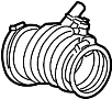 View Engine Air Intake Hose Full-Sized Product Image 1 of 2