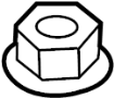 View Nut. Mount. Transmission. (Rear, Upper) Full-Sized Product Image