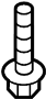 View Bolt. Washer. Engine. Cradle.  Full-Sized Product Image