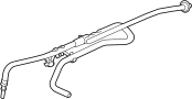 Image of Brake Vacuum Hose image for your 2012 Ford E-250 5.4L Triton V8 LPG A/T Base Cutaway Van 