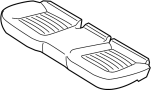 Image of Seat Cover (Rear) image for your 2017 Ford Fusion  Energi SE Sedan 