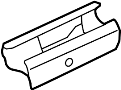 Image of Seat Track Cover (Rear) image for your 2012 Ford F-150 3.7L V6 FLEX A/T RWD STX Standard Cab Pickup Fleetside 