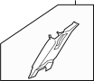 Image of Door Pillar Post Trim Set (Upper) image for your 2020 Ford SSV Plug-In Hybrid   