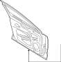 Image of Door Shell (Front) image for your 1997 Ford F-150 5.4L Triton V8 A/T RWD Base Standard Cab Pickup Stepside 