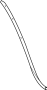 Image of Door Shell Seal (Rear) image for your 2020 Ford Police Responder Hybrid   