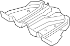 Image of Fuel Tank Shield image for your 2022 Ford F-150 3.5L PowerBoost V6 FULL HYBRID EV-GAS (FHEV) A/T RWD XLT Extended Cab Pickup Fleetside 