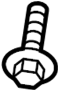 View Suspension Control Arm Bolt (Front, Rear, Upper, Lower) Full-Sized Product Image