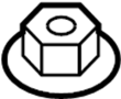 View Nut. (Upper, Lower) Full-Sized Product Image