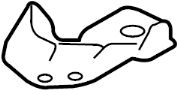 View Suspension Subframe Reinforcement Bracket (Front, Rear) Full-Sized Product Image