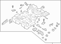 View Floor Pan Crossmember (Front, Rear) Full-Sized Product Image