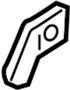 Image of Deck Lid Stop Buffer (Lower) image for your 2017 Ford C-Max  Energi SE Hatchback 