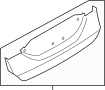 Image of Deck Lid Finish Panel (Lower) image for your 2016 Ford C-Max   