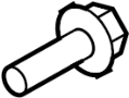 View Bolt. Bracket. Mount. Shaft. (Upper) Full-Sized Product Image