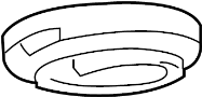 View Coil Spring Insulator (Rear, Upper, Lower) Full-Sized Product Image