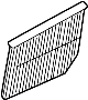 Image of Cabin Air Filter image for your 2009 Ford F-250 Super Duty  Lariat Crew Cab Pickup Fleetside 