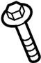 View Battery Tray Bolt Full-Sized Product Image