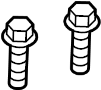 View Automatic Transmission Mount Bolt (Upper) Full-Sized Product Image