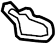 View Engine Oil Cooler Gasket (Front, Upper) Full-Sized Product Image