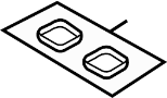 View Engine Intake Manifold Gasket (Lower) Full-Sized Product Image